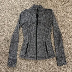 LULULEMON define jacket in heathered gray